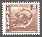 Iceland Scott 219 Mint